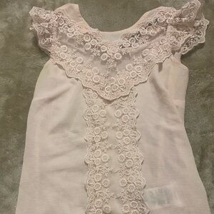 Naf Naf Floral Frill Column Shirt